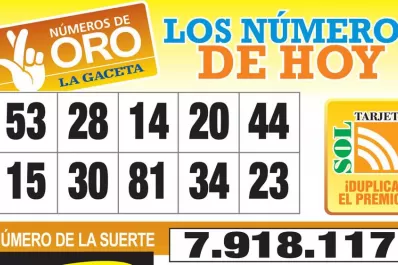 Los Números de Oro de LA GACETA