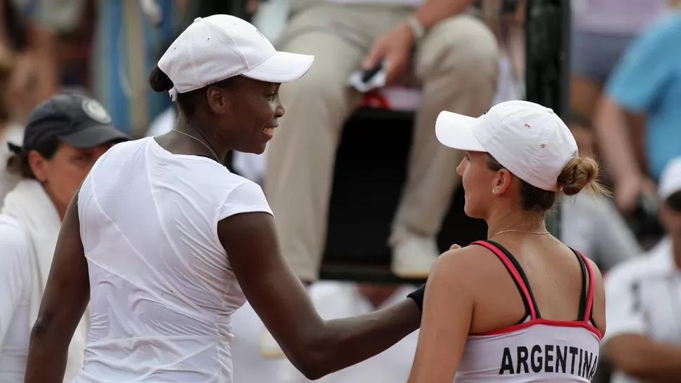 SIN CHANCES. Venus cerró sin problemas la serie ante Argentina. DYN