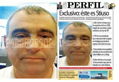 PERFIL. El matutino porteño publicó ayer una foto actualizada de Stiuso. 