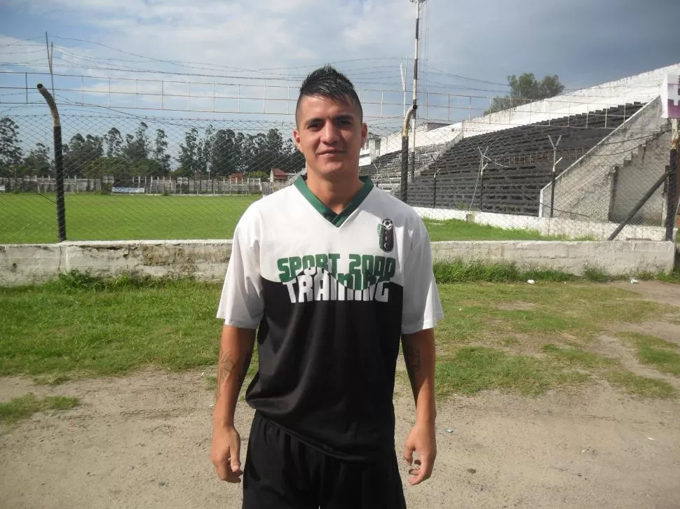 CON TODA LA ESPERANZA. Nicolás Roldán llegó a Concepción FC decidido a reforzar el plantel, que buscó ser protagonista del certamen desde la primera fecha. foto de jorge diaz