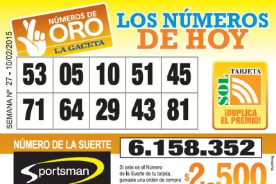 Los Números de Oro de LA GACETA