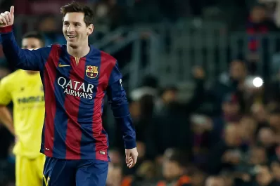 Messi aportó un gol en la victoria de Barcelona ante Villareal