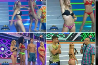 La hermana de Luli Salazar se sacó la ropa en TV