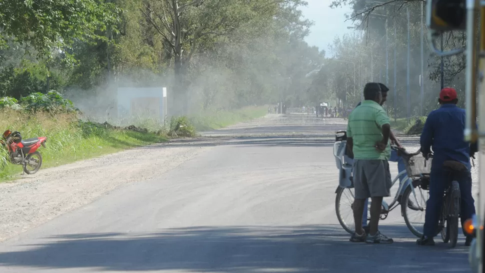 TEMOR. La fuga de gas comenzó alrededor de las 14.20, según contaron vecinos. LA GACETA / FOTO DE ANTONIO FERRONI