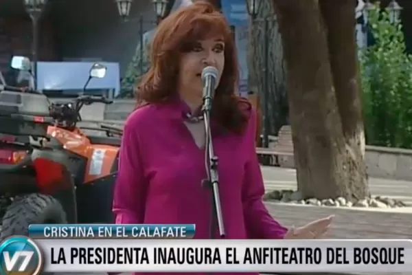 Cristina habló desde El Calafate, pero evitó referirse a su imputación