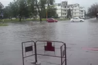 Las calles de la ciudad volvieron a inundarse