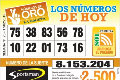 Los Números de Oro de LA GACETA