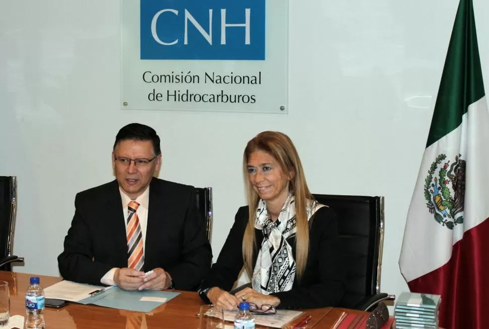 CONTACTO. Giorgi habló con Néstor Martínez, titular de la CNH mexicana. telam