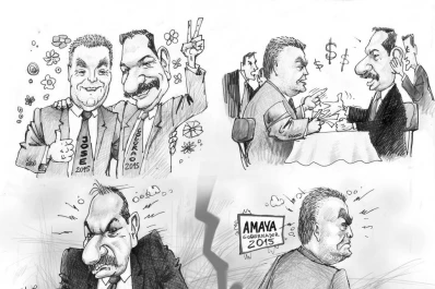 Los 10 capítulos del divorcio Alperovich- Amaya