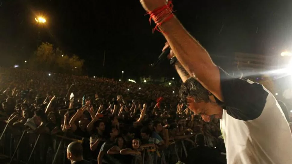 TRAGEDIA. El joven entró en shock durante el recital de Kapanga.  FACEBOOK.COM/CULTURAGODOYCRUZ