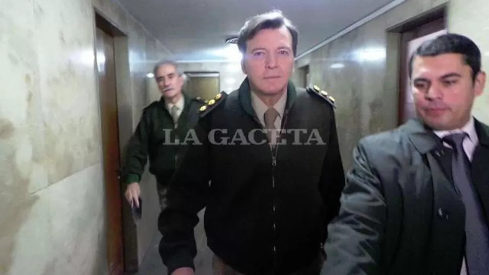 EN TUCUMÁN. Milani, cuando se presentó en los tribunales federales de la provincia. LA GACETA / JOSÉ INESTA