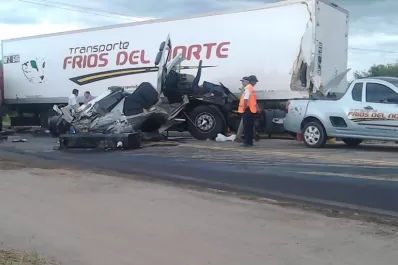 Dos camiones chocaron en la ruta 157, a la altura de Taco Ralo