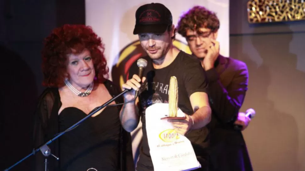 Pedro Alfonso se quedó con el Choclo de Oro, el premio más importante de la noche.