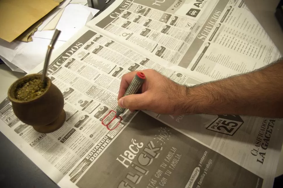 BÚSQUEDA LABORAL. Desde la segunda mitad de 2014 se profundizó el requerimiento de más puestos. la gaceta / foto de oscar ferronato