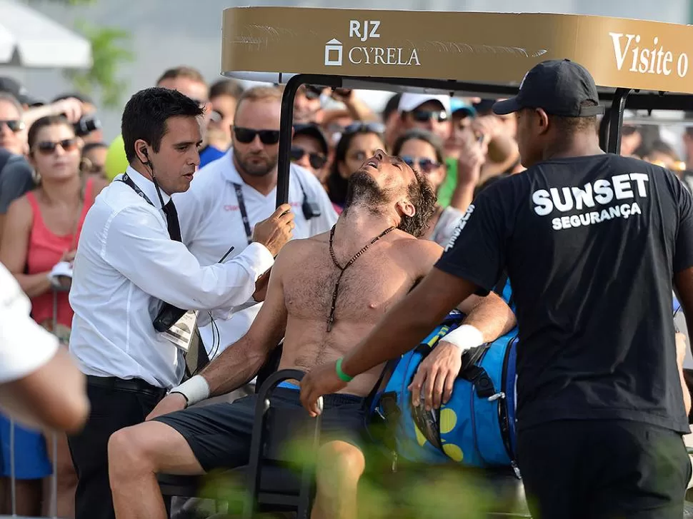 INTACTO. Hay algo en Mónaco que es constante: la entrega en cada partido al punto de quedar exhausto como ante Ferrer.  foto de atpworldtour.com