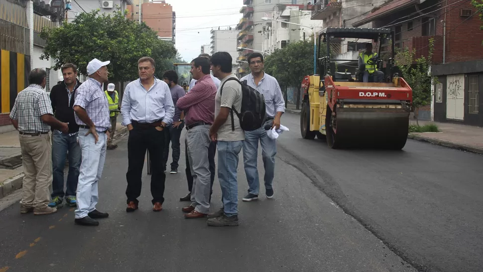 TRABAJOS. General Paz entre avenida Alem y Sáenz Peña.
