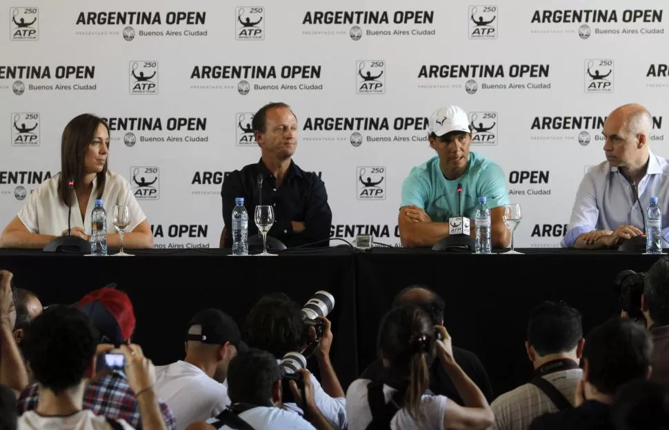 AUTÉNTICO. En conferencia de prensa, Nadal habló de la búsqueda por recuperar el nivel que lo llevó a la cima del tenis. dyn