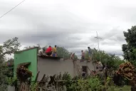 La fuerte lluvia volvió a alarmar al sur tucumano