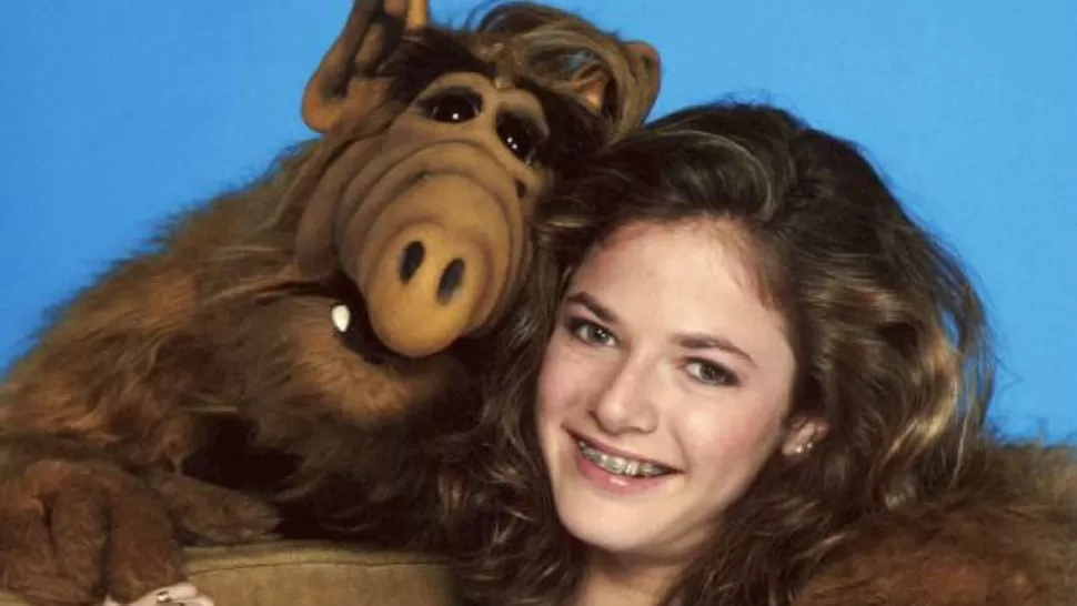 TIEMPO ATRÁS. La actriz y su amigo Alf