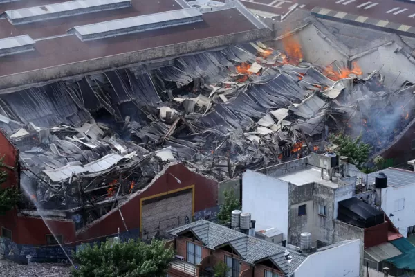 Fue intencional el incendio en el depósito que la empresa Iron Mountain tenía en Barracas