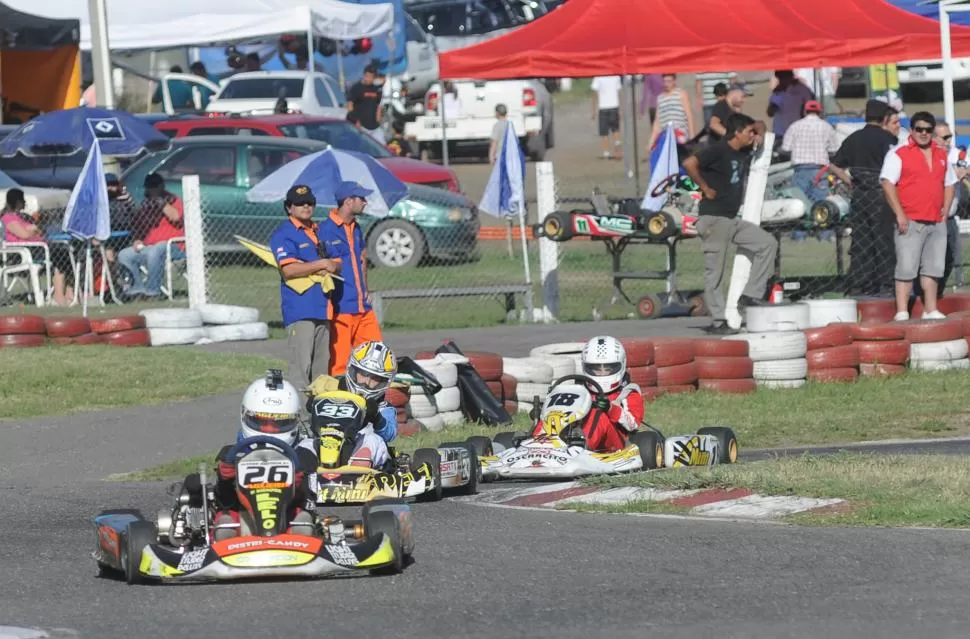 PISTEROS. Los kartistas de asfalto tienen fecha de debut el 22 de marzo. la gaceta / foto de ANTONIO FERRONI