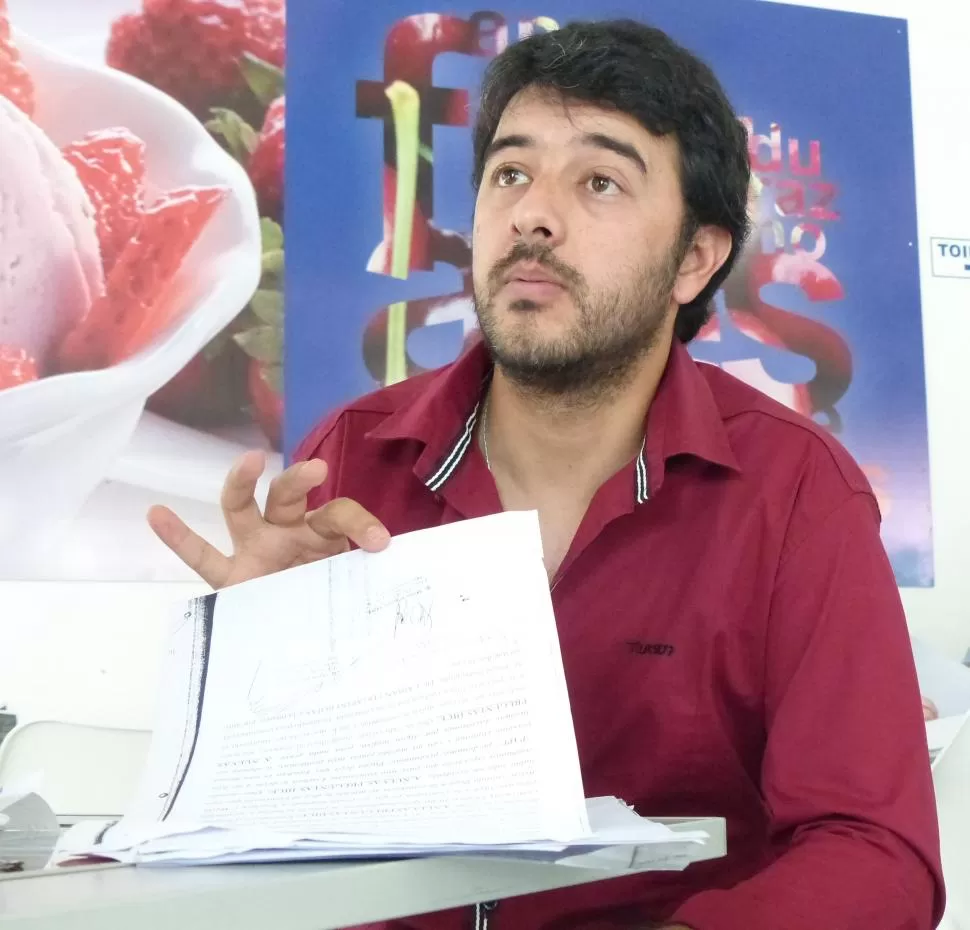 EL EMPLEADO. Molina había negado a LA GACETA la acusación. la gaceta / foto de Osvaldo Ripoll