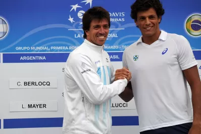 Berlocq y Souza abrirán la serie de la Copa Davis