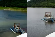 El Cadillal, antes y después de las lluvias
