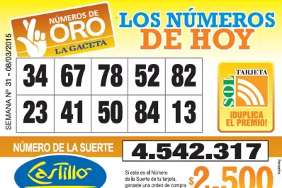 Los Números de Oro de LA GACETA