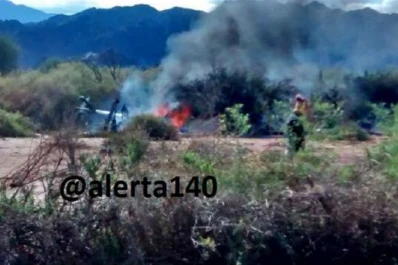 Chocaron dos helicópteros en La Rioja: hay al menos 10 muertos