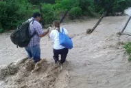 Con la lluvia, volvió el miedo al sur de la provincia