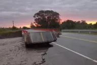 La ruta a Tafí, castigada por la tormenta