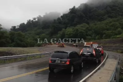 Por un deslave, se cortó la ruta a Tafí del Valle