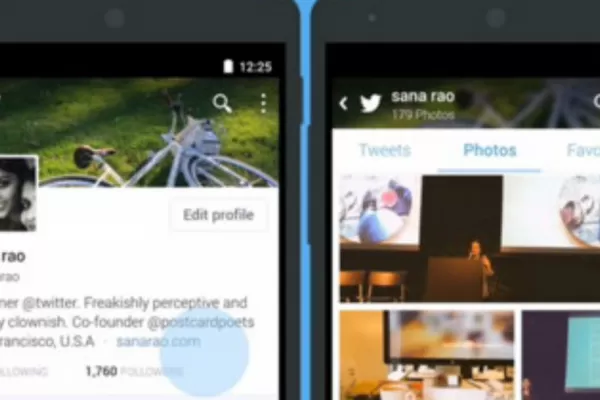 Twitter actualiza los perfiles en Android