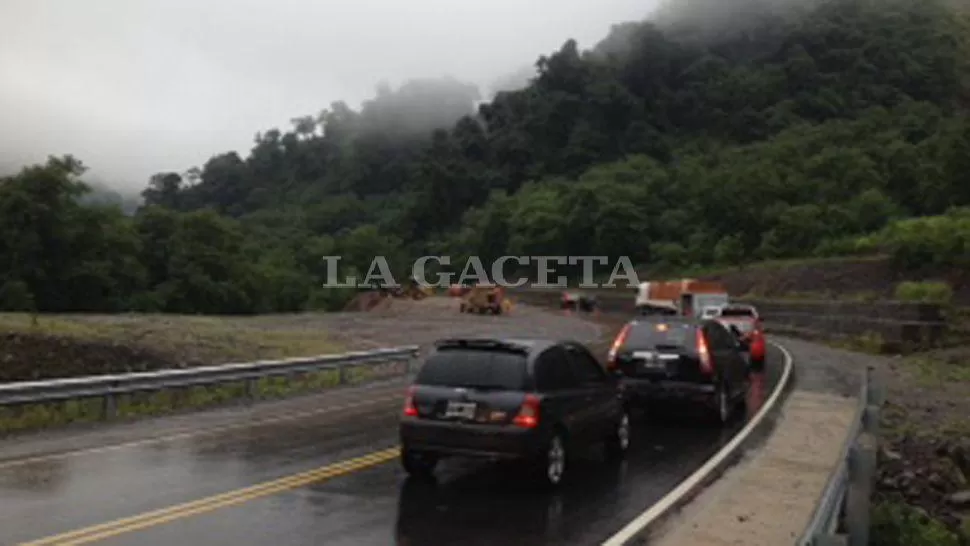 Por un deslave, se cortó la ruta a Tafí del Valle