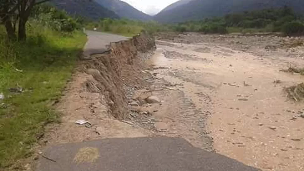 Es imposible llegar a la Quebrada de Lules por la ruta 321