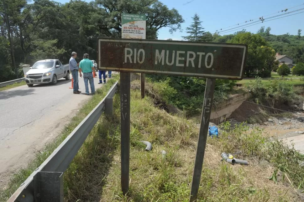 ZONA DE RIESGO. El puente se encuentra en El Corte, Yerba Buena. la gaceta / foto de franco vera 