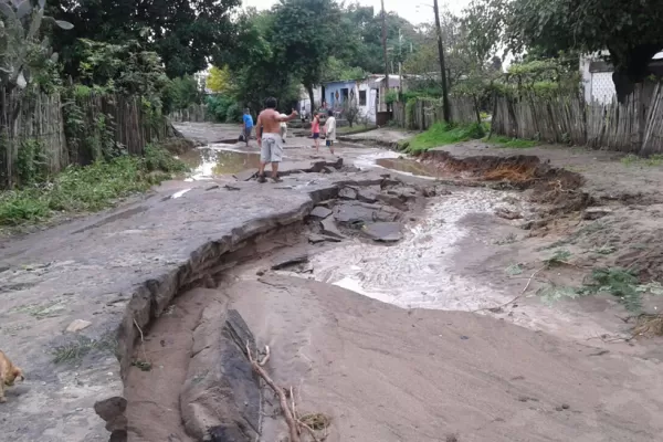 La Trinidad también sufrió la furia del agua