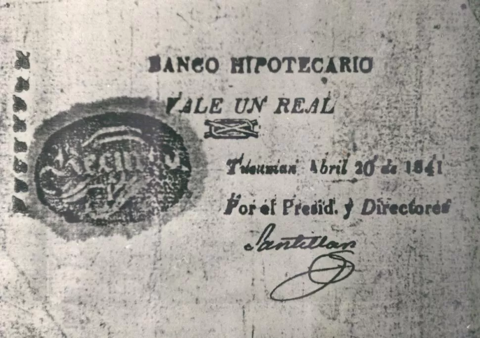 LA LIGA DEL NORTE. Billete del efímero Banco de la coalición, en la que participó activamente el coronel French  la gaceta / archivo