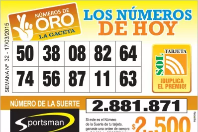 Los Números de Oro de LA GACETA