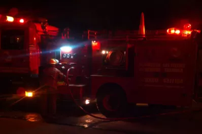 Se incendió el cuarto de unos niños en Las Talitas