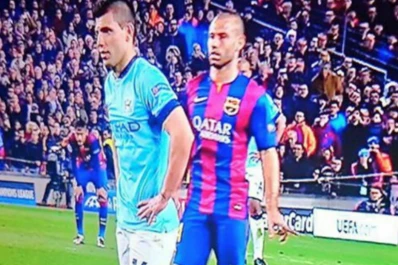 Mascherano le avisó a su arquero dónde patearía el penal Agüero