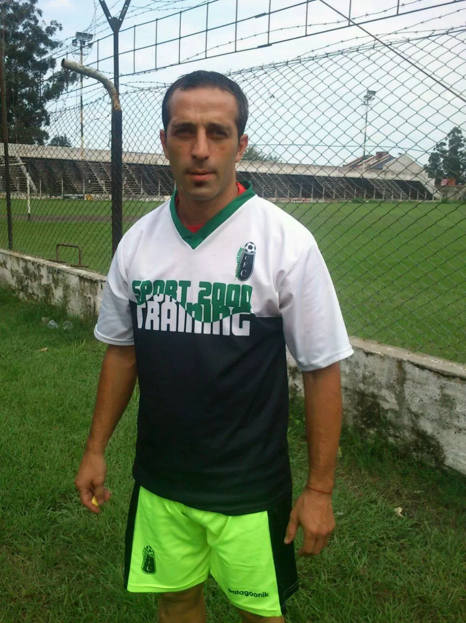 LA VOZ DE LA EXPERIENCIA. Fernando Fontana espera emocionado a San Martín.  foto de jorge diaz