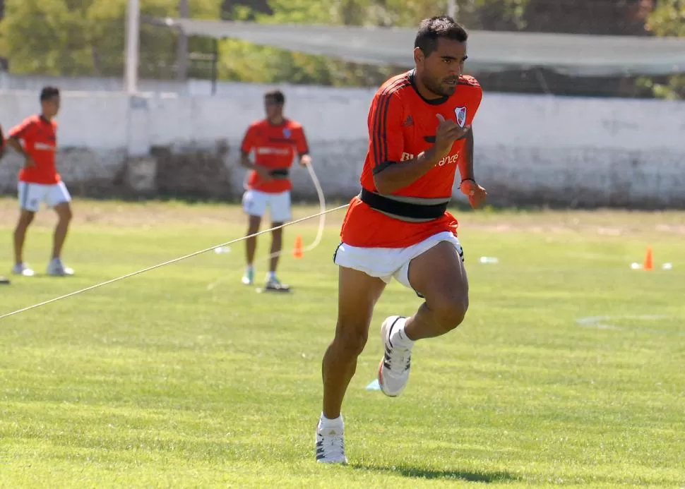 PUESTA A PUNTO. Gabriel Mercado confía en las chances del “millonario”. dyn (archivo)