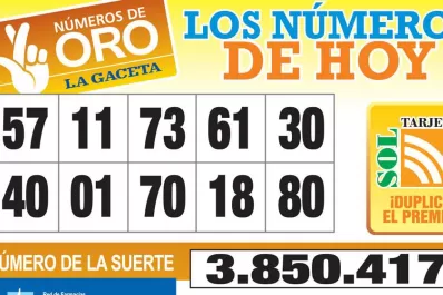 Los Números de Oro de LA GACETA