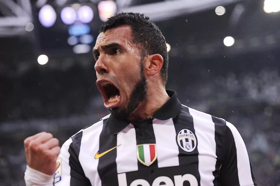 SIGUE FESTEJANDO. Carlos Tevez. reuters