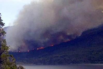 Son más de 1000 las hectáreas quemadas en el Parque Nacional Los Alerces