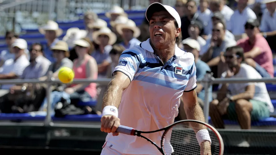 EL PRIMERO. Charly tuvo un buen partido ante el joven australiano Thanasi Kokkinakis. ARCHIVO