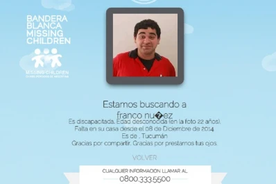 Missing Children comenzó una campaña para hallar a Franco Núñez