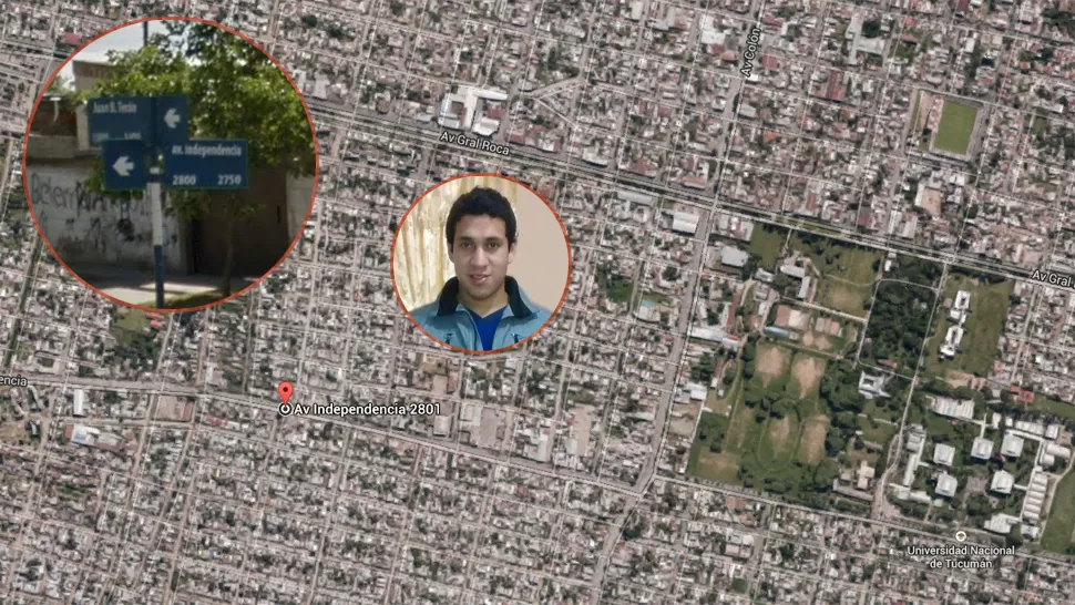 INSEGURIDAD. Maya fue mortalmente atacado a pocas cuadras de su casa. IMAGENES TOMADAS DE MAPS.GOOGLE.COM